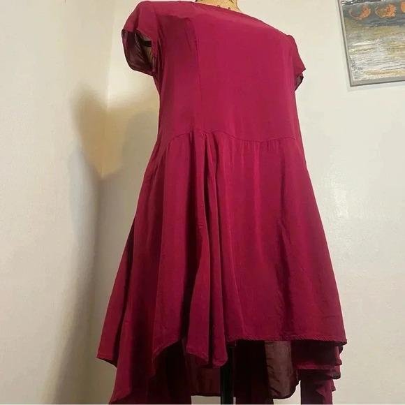 Urban Outfitters Trapeze Dress Maroon Women’s Small - Picture 8 of 8